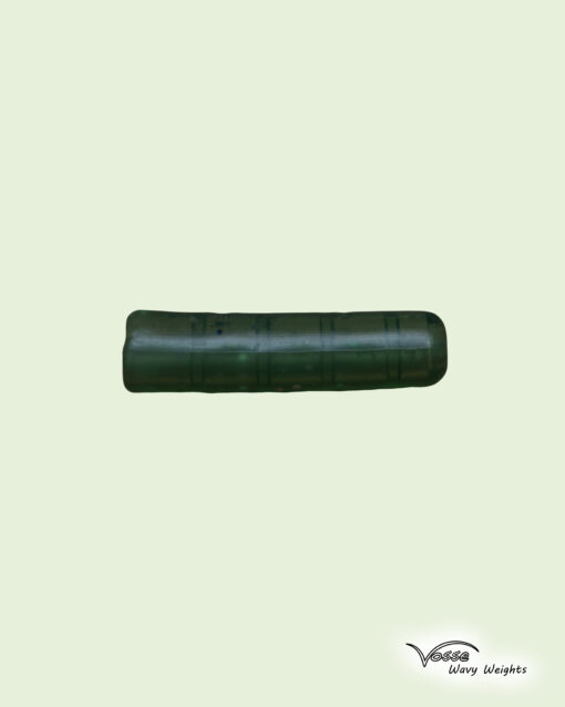Buffer beads green 5pcs.