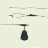 Lead free leader (sinking) 60 lb weight clip safety system