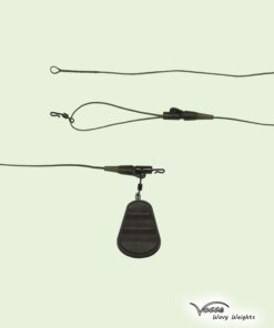 Lead free leader (sinking) 60 lb weight clip safety system