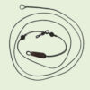Lead free leader (sinking) 60lb adjustable helicopter/chod safety system 90 cm