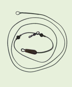 Lead free leader (sinking) 60lb adjustable helicopter/chod safety system 90 cm