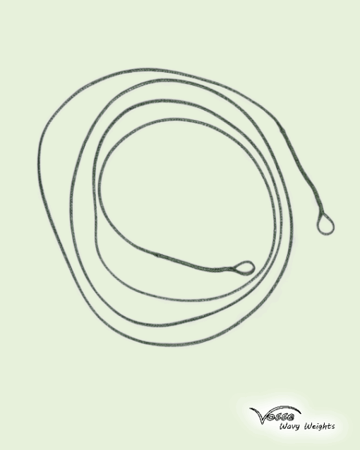 lead free leader (sinking) 60lb loop to loop 90 cm